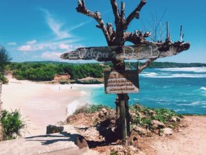 view of full day activity nusa lembongan beach