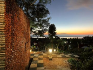 view sunset Kabeh Jati Garden Villa & Restaurant